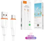 Vidvie CB4031 andmeedastus- ja laadimiskaabel | USB-A kuni USB-C | 15W | 1m | valge