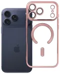 Electro Mag &uuml;mbris iPhone 17 Pro Max | iPhone 18 Pro Max kuldne roosa