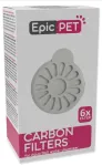 Filtrikomplekt - Placek Cat Epic Pet s&uuml;sinikfiltrid Aqua Ball veeautomaadile 6 tk.