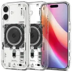 Spigen Ultra Hybrid telefona maciņ&scaron; ar MagSafe atbalstu Apple iPhone 17, caurspīdīgs