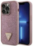 Guess GUHCP14LHDGTPP iPhone 14 Pro 6.1" r&oacute;żowy|pink hardcase Rhinestone Triangle