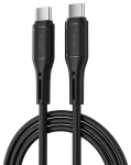 WiWU WI-C043E andmeedastus- ja laadimiskaabel | USB-C kuni USB-C | PD | 30W | must