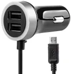 AMiO PCH PRO-01 autolaadija | 12W | USB-A, Micro-USB | Micro-USB kaabliga komplektis
