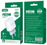 Jokade JB009 reisilaadija | 25W | PD | USB-C | valge