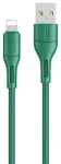 USAMS U68 SJ500USB04 andmeside- ja laadimiskaabel | USB-A kuni Lightning | 10W | 1m | roheline