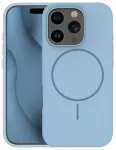 Silicone Thin Mag telefoni &uuml;mbris MagSafe toega iPhone 16e sinine