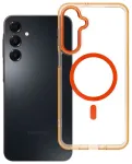 FRAME CLEAR HYBRID MAG telefoni &uuml;mbris MagSafe toega Samsung Galaxy A16 4G (A165) oranž
