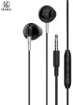 iKaku KSC-137 Chanming Capsule In-Ear Muusika ja K&otilde;nede K&otilde;rvaklapid 3.5mm 1.2m Juhe Mikrofoni ja Puldiga Must