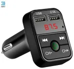 Riff CAR-B2 Bluetooth FM / MP3 saatja autolaadija 2x USB QC3.0 3.1A Must