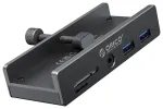 Orico MH5PMM USB-jaotur | USB-C kuni 2x USB 3.0, USB-C, SD, microSD, 3.5mm | must
