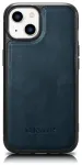 iCarer Leather Oil Wax naturaalsest nahast &uuml;mbris iPhone 14 Plus sinine (WMI14220719-BU)