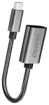 Dudao L15T OTG Adapter USB-C - USB-A - Hallikas