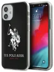 US Polo USHCP12STPUHRBK Shiny Big Logo telefoni &uuml;mbris iPhone 12 Mini must