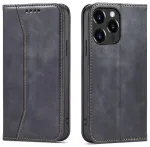Magnet Fancy raamatut&uuml;&uuml;pi telefoni &uuml;mbris alusega iPhone 14 Pro must