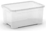 Kaanega karp T Box XS 14L 26,5x38x19cm l&auml;bipaistev