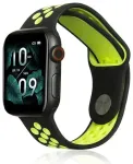 Beline Sport nutikella rihm Apple Watch (38/40/41 mm) jaoks | silikoonist | must/laimiroheline