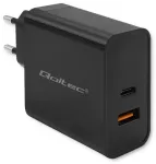 Qoltec Super Quick reisilaadija | 65W | PD | USB-C, USB-A