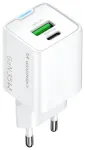 Wozinsky WWC-35W reisilaadija | 35W | GaN, PPS | USB-A, USB-C | valge