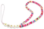Guess ripats GUSTGMPP Phone Strap mitmev&auml;rviline roosa | multicolor pink Heishi Beads