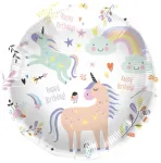Folat Folie &otilde;hupall "Birthday Unicorn" 45cm