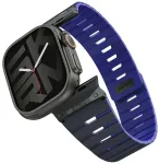 Skinarma Gemini nutikella rihm Apple Watch (44/45/46/49 mm) jaoks | silikoonist | tumesinine