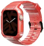 Skinarma Saido 2in1 nutikella rihm Apple Watch (44/45 mm) jaoks | plast | punane