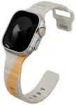 UNIQ Stride De nutikella rihm Apple Watch (44/45/46/49 mm) jaoks | silikoonist | beež