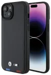 BMW BMHCP15M22PTDK iPhone 15 Plus 6.7" must nahast &uuml;mbris Leather Stamp Tricolor