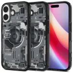 Spigen Ultra Hybrid maciņ&scaron; ar MagSafe atbalstu telefonam Apple iPhone 17 melns