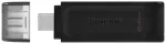 Kingston m&auml;lupulk 64GB USB-C DT70 must