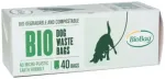 Kompostitavad koeraj&auml;&auml;tmete kotid BioBag Dog rullis (40 tk rullis) 21mkr. 22x32cm must