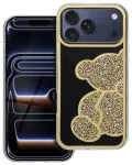 TEDDY BEAR telefoni &uuml;mbris iPhone 17 Pro Max kuldne