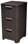 Kolme sahtliga kast Style 33x38x60cm tumepruun