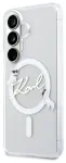 Karl Lagerfeld IML Choupette Karl Script Logo Magnetic Case for iPhone Samsung Galaxy S26 Transparen...