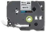 Qoltec Tape for BROTHER TZ2-241 | 18mm x 8m | White/ Black print