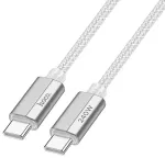 Hoco U134 andmeedastus- ja laadimiskaabel | USB-C kuni USB-C | PD 3.1, QC 3.0 | 240W | 1.8m | hall