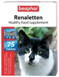 Vitamiinidega t&auml;iends&ouml;&ouml;t : Beaphar Renaletten, 75tk, neeruhaigustega kassidele