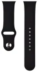 Devia Delux Sport nutikella rihm Apple Watch (38/40 mm) jaoks | silikoonist | must