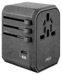 Uniq Voyage seinalaadija | 33W | PD 18W, QC 3.0 | USB-A, USB-A | hall, s&ouml;ehall
