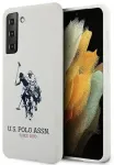 US Polo USHCS21MSLHRWH S21+ G996 valge Silicone Logo