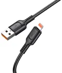 KAKUSIGA KSC-805 andmeedastus- ja laadimiskaabel | USB-A kuni Lightning | 15W | 1m | must