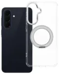 Frame Circle Stand telefoni &uuml;mbris alusega ja MagSafe toega Samsung Galaxy A57 (A576) l&auml;bipaistev