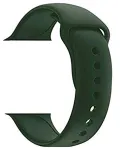 Riff Classic silikoonist rihm-k&auml;ev&otilde;ru Apple Watch seeriale 42 / 44 / 45 mm Roheline