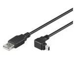 GOOBAY andmeedastus- ja laadimiskaabel | USB-A kuni Mini USB | 1.8m | must