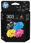 Tindikassettide komplekt HP 303 3YM92AE must/kolmev&auml;rviline