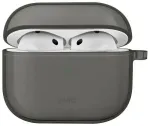 UNIQ case Glase AirPods 4 glossy smoke