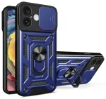 Hybrid Armor Camshield telefoni &uuml;mbris alusega iPhone 16 Plus sinine (kaamera kaitsega)