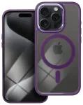 Color Edge Mag telefoni &uuml;mbris MagSafe toega iPhone 15 Pro lilla