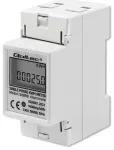 Qoltec Single phase electronic energy consumption meter | 230 V | LCD | 2P | DIN rail