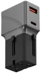 ENERGEA TravelWorld reisilaadija | 25W | USB-A, USB-C | hall